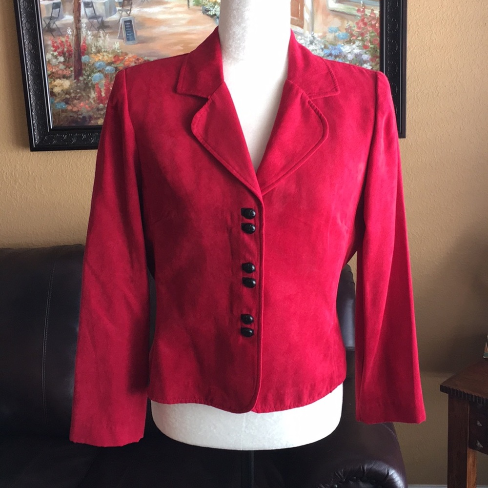 STUDIO red blazer size 10P